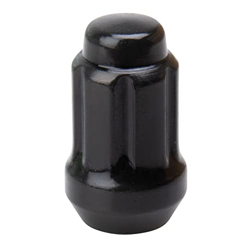 Tusk Tapered Spline Drive Lug Nut Kit with Lug Nut Key 12mm x 1.25mm Thread Pitch (8 Pack) Black Compatible with Kawasaki KRX/Teryx/Mule/Compatible with Yamaha RMAX/YXZ CFMOTO Force/ZForce