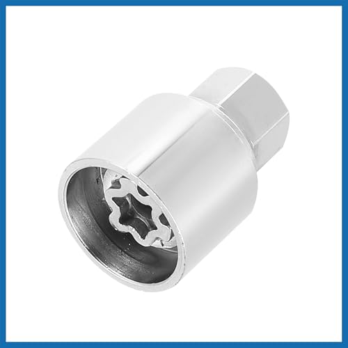 521 Automotive Wheel Lock Lug Nut Anti Theft Lug Nut Screw Removal Socket Key Wheel Lock Key for Volkswagen Touareg Scirocco Phaeton Tiguan Item Replacement