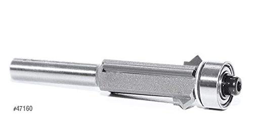 Amana Tool - 47160 Carbide Tipped Flush Trim V-Groove 5/8 Dia x 1" 4 Shank