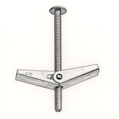 SANTIE 150-lb 3/16-in x 2-in Toggle Bolt Anchors with Screws Included 50-Pack 3/16"X2"
