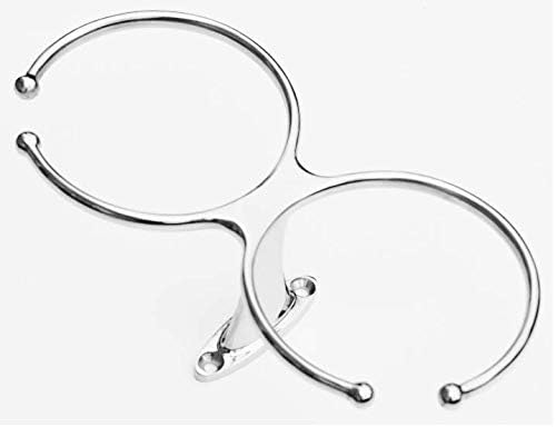 Marine Part Depot Stainless Steel Double Ring Cup Drink Holder - Open Design