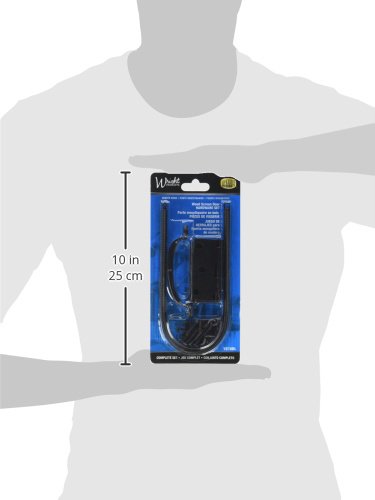 Wright Products - Screen Door Hardware Set, Black (Pack of 1)