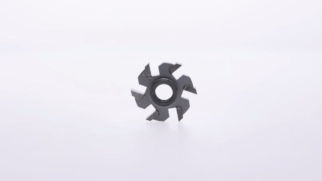 Whiteside 6801 Drawer Slot Cutter: 1-1/4 Inch Cutting Diameter, 3/8 Inch and 24 Thread Bore, 3/16 Inch Kerf, 6 Flutes