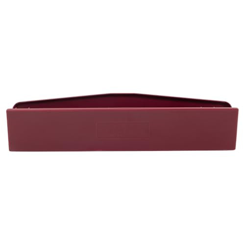 JAM PAPER Metal 3 Hole Punch - Burgundy - 10 Sheet Capacity - Hole Puncher Sold Individually