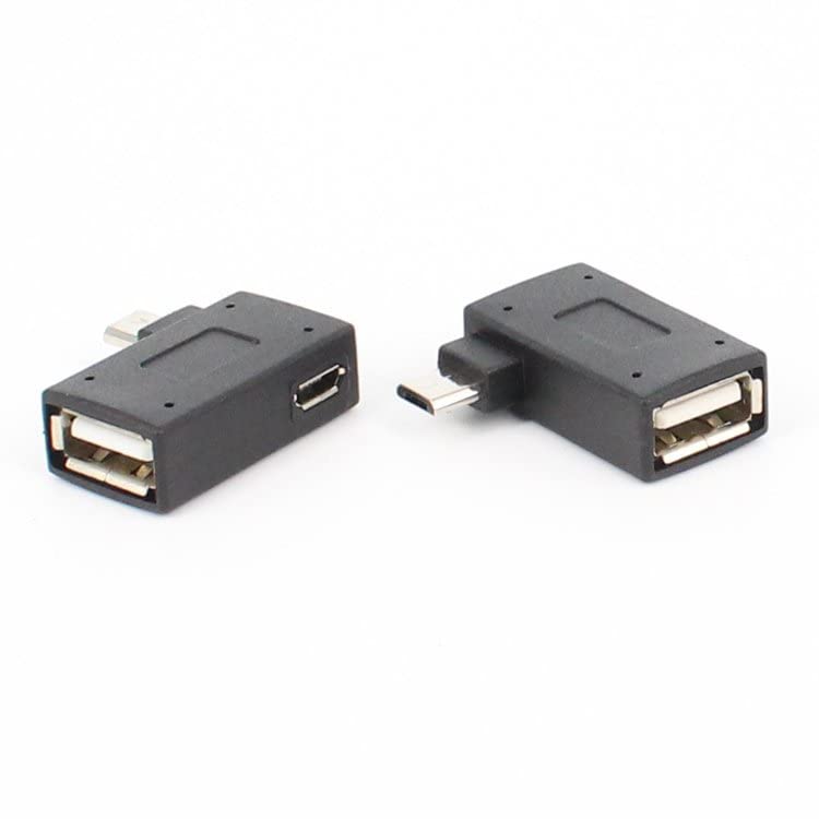 2-Pack OTG Cable Adapter Replacement for Fire TV Stick 4K Max/Cube/Lite, Powered Micro USB to USB A OTG Adapter Compatible with Samsung Android Host Devices Smartphone Tablet