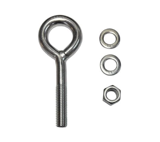 US STAINLESS Stainless Steel 316 Eye Bolt 5/8" x 6" UNC Short Thread Marine Grade Pitch of 11