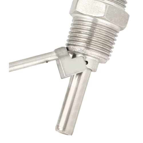 Liquid Water Level Sensor,DC0-110V Stainless Steel Liquid Water Level Sensor Switch 1/2Npt Male Thread Water Level Sensor for Water,Fuel, Water Towers