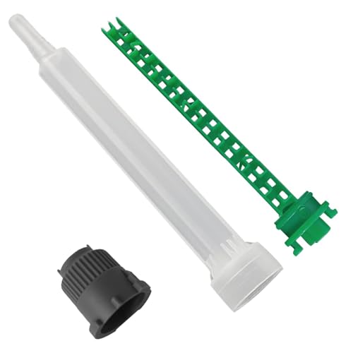 18PCS Plastic Spiral Internal Dynamic Adhesive Mixing Nozzles Resin Mixer for 50ml Glue Gun Applicator