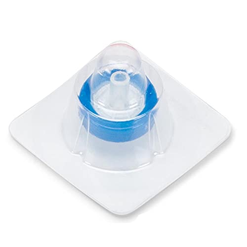 Globe Scientific SF-CA-2213-S Syringe Filter, CA Membrane, 0.22µm Porosity, PP Housing, Sterile, Blue, 13mm Diameter, Pack of 50