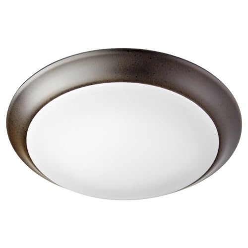 Quorum 905-10-86 Transitional LED Ceiling Mount in Bronze/Dark Finish,