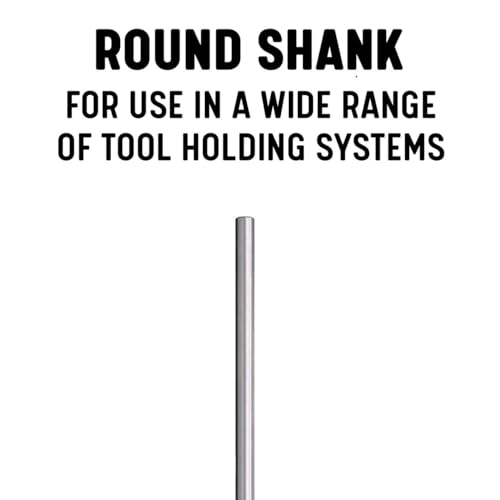Drill America .3640 High Speed Steel Straight Shank Chucking Reamer, DWR Series 0.3640