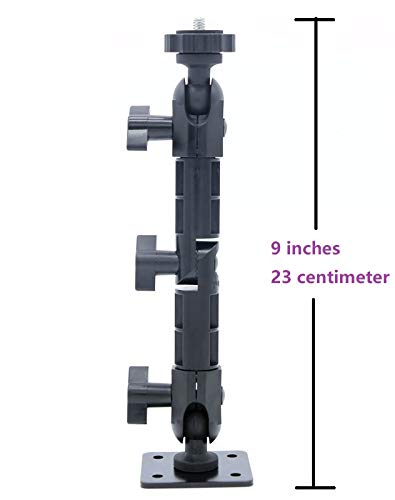 9 Inch Articulating Magic Arm Wall Mount Holder Stand for Camera LED Light, Video Lamp