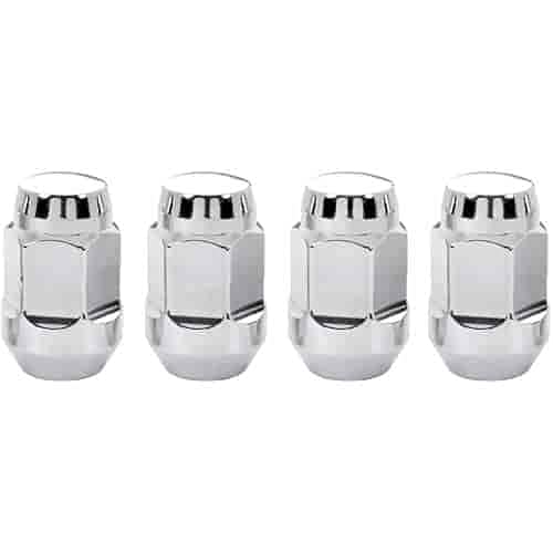 MCGARD 64010 Chrome Bulge Cone Seat Style Lug Nuts (1/2" - 20 Thread Size) - Set of 4
