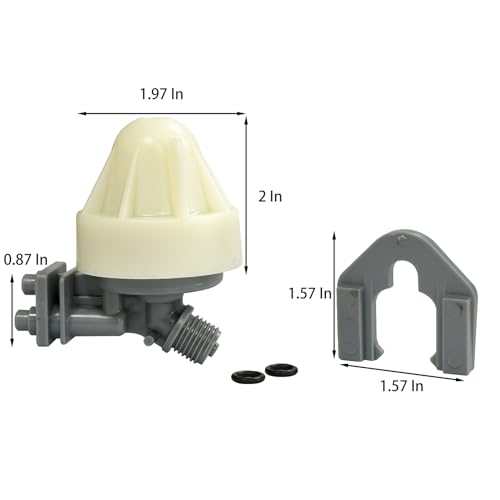 7187065 7253808 Water Softener Nozzle and Venturi Assembly Replacement for G-E Ken-more Mor-ton Whirl-pool North-Star R-heem 7214969 7165704 7238450 WS15X10027 WS15X10046 Gasket Kit