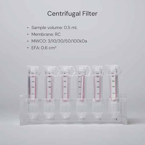10kDa Ultra Centrifugal Filter Unit, 0.5mL, Regenerated Cellulose RC Membrane, Snap Caps (24/PK) 10kDa 24