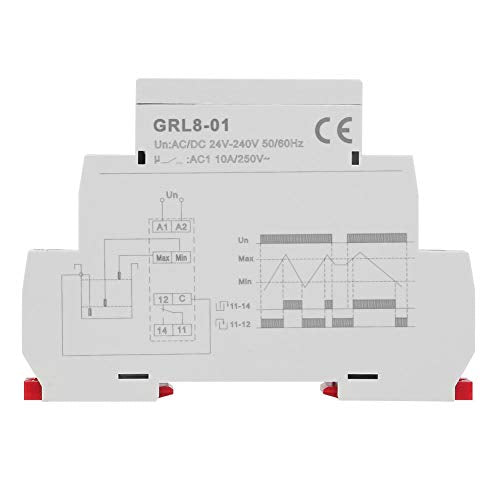 24V-240V GRL8-01 Liquid Level Control Relay Water Level Controller 10A AC/DC