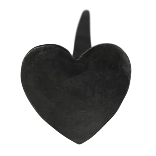 Homart Heart Nail, Iron, Black