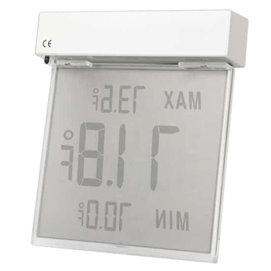 Traceable Big-Digit See-Thru Digital Thermometer with Calibration; Fahrenheit