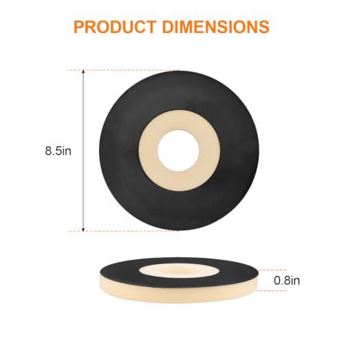4Pcs 8.5" Drywall Sander Backing Pad 0.8" Sponge Cushion Buffer