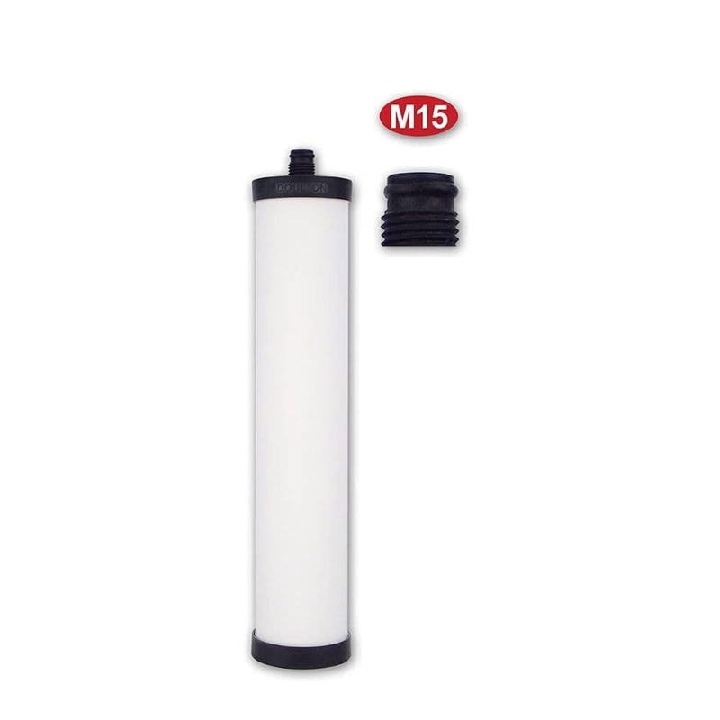 Doulton M15 UltraCarb Ceramic Drinking Water Filter Candle for Franke 02, Franke Triflow, Filterflow, All 1st Gen Steel and 2nd Gen Plastic Housings ¦ FRX01 ¦ 10 inch ¦ M15 Thread ¦ W9223021 (1 Pack)