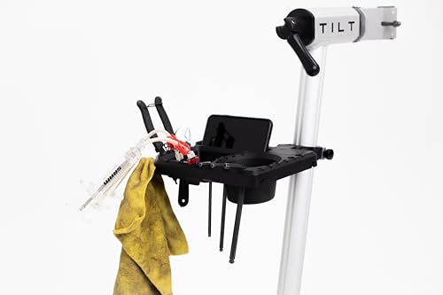 Tool Tray - Universal Fit Bicycle Repair Stand Tool Tray, Adjustable Work Tray - Attaches to Any Repair Stand