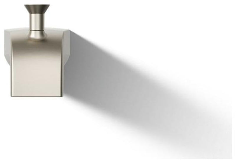 Kohler K-97089-2MB Pitch Wall-Mount Diverter Bath Spout, Slip-Fit Connection, Sleek Design, Vibrant Brushed Moderne Brass