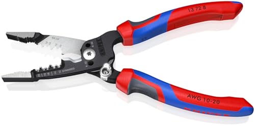 KNIPEX Tools 13 72 8 Forged Wire Stripper, 8-Inch 8 inches (Pack of 1) Comfort Grip