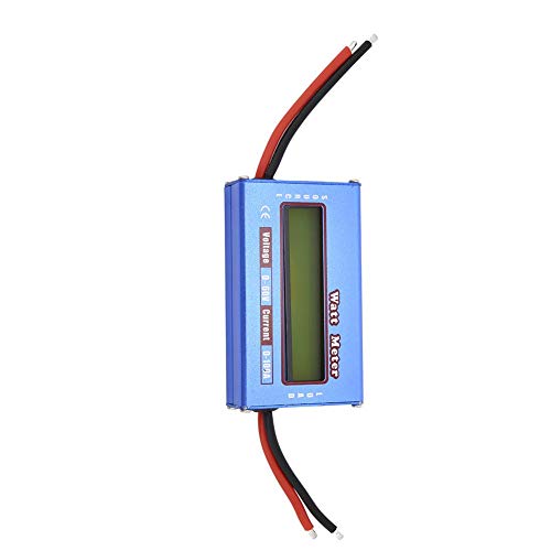 Watt Meter, Digital Power Analyzer with Digital LCD DC 60V 100A Wattmeter for Voltage (V) Current (A) Power (W) (Ah) and Energy (Wh) Measurement