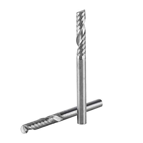 Single Flute End Mill Bits 1 8in Shank 22mm Tungsten