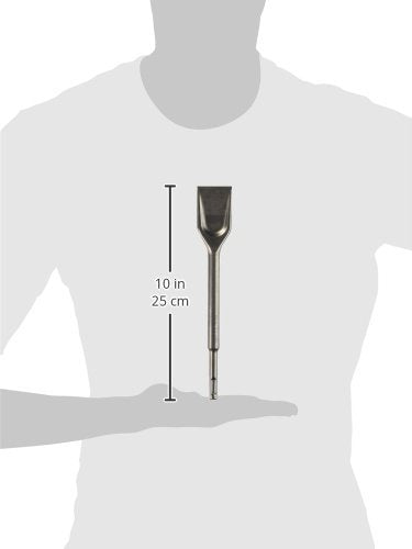 Bosch HS1425P 1-1/2 In. x 10 In. Wide Chisel SDS-plus Bulldog Hammer Steel 1-1/2 inch SDS-Plus Wide Chisel Solid