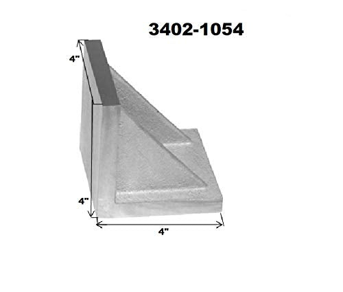 HHIP 4 X 4 X 4 INCH Ground Angle Plate Webbed END (3402-1054) 4 x 4 x 4" Size