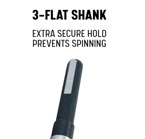 Drill America 1-1/8" Reduced Shank High Speed Steel Drill Bit with 1/2" Shank, D/A3F Series 1-1/8"