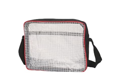 ESD 15.7"L x 3.1"W x 11.8"H anti-static cleanroom clear engineer bag for engineer store tool or computer working in clean room red