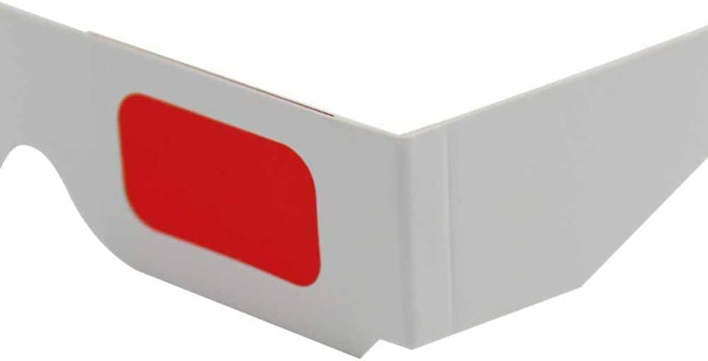 3 Pcs Unisex 3D Stereo Glasses Foldable 3D Cardboard Glasses for Films, TV, Magazines and More Clever and Attractive, Accessories