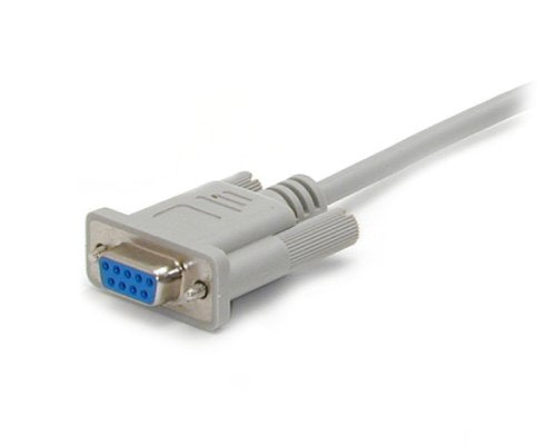 StarTech.com 10 ft Cross Wired DB9 to DB25 Serial Null Modem Cable - F/M - Null Modem Cable - DB-9 (F) to DB-25 (M) - 10 ft (SCNM925FM) 1 Count (Pack of 1)