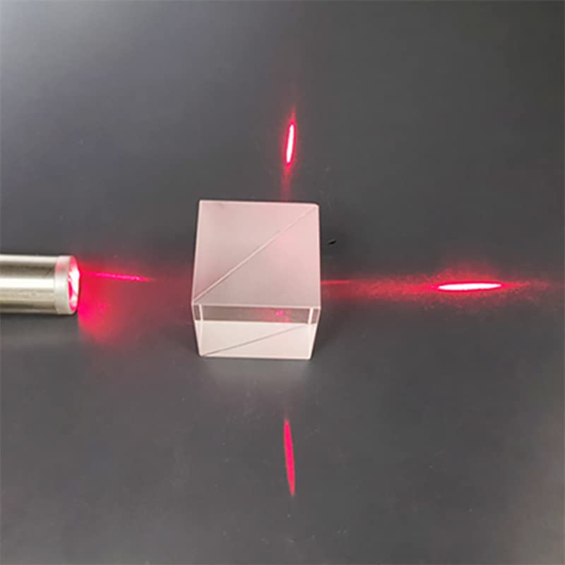 Beam Splitter Cube, Optical Glass Dichroic Prism Ratio 50:50 Spectrome Sicence 30mm