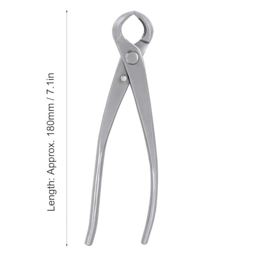 180mm Bonsai Tool Kit, Stainless Steel Knob Cutter Ball Shear Bonsai Concave Branch Cutter Gardening Tools