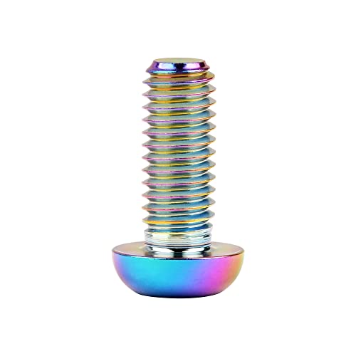 Titanium Bolt Button Head Torx M5 M6 M8 (M6x15, Rainbow) M6x15