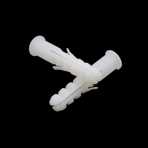 Xiaoyztan 250Pcs M10x50mm Plastic Drywall Anchors for Screws M10-50