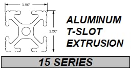 15 Series1/4-20 Standard Drop in T-Nut (50 Pack) Compatible with 80/20 3933