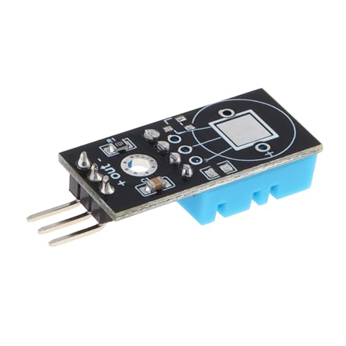 5pcs DHT11 Temperature Humidity Sensor Module 3.3V-5V Digital Temperature Humidity Sensor with Wires Fit for Arduino,Humidity Measure Range 20%-95% Temperature Measure Range 0-50℃