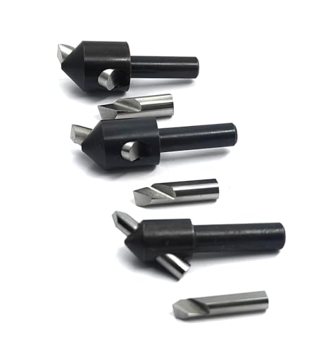 Buyohlic Set of 3 Pcs Fly Cutters 3/8" Shank with Spare HSS Tool Bit
