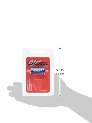 Wilwood Residual Pressure Valve, Compact, 2 lb, 1/8 in NPT Inlet, 1/8 in NPT Outlet, 1.600 in Long, Aluminum, Blue Anodized, Disc Brake, Each