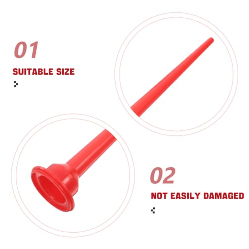 SOLUSTRE Extended Caulking Nozzle Tips 30cm Plastic Caulk Extension Nozzle for Sealant Applicator Tool Compatible Epoxy and Silicone Caulk Tubes