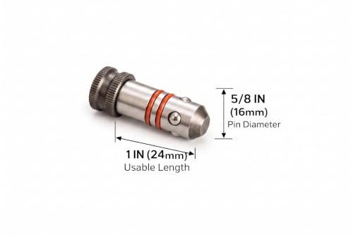 Teche 5/8" Quick-Release Ball Lock Pins for Modular Welding Fixture Tables (4-Pack)
