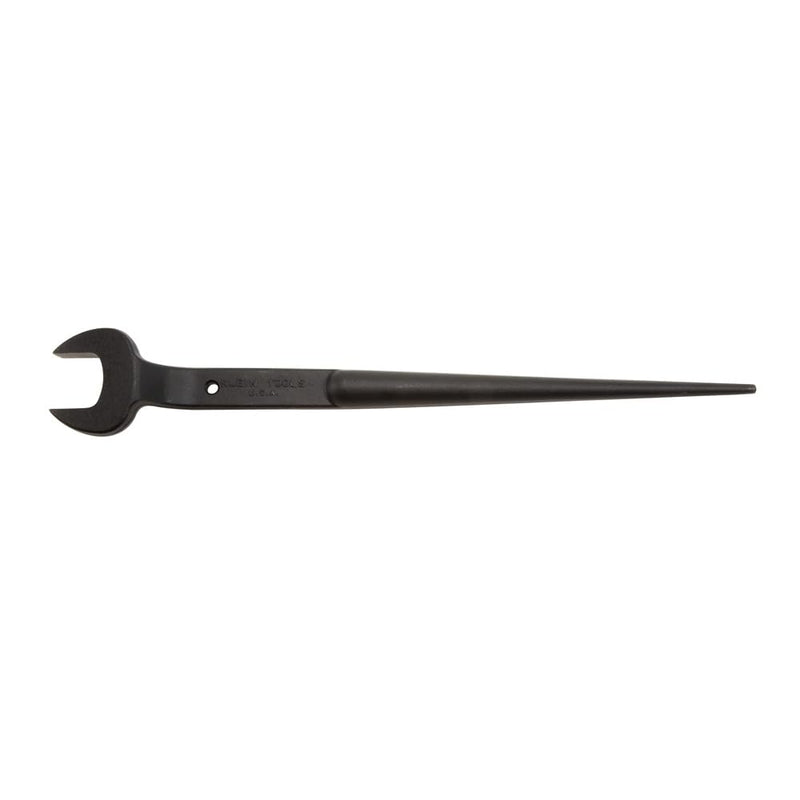 KLEIN TOOLS 3212TT Construction Spud Wrench with Tether Hole, Made in USA, 1-1/4-Inch Nominal Opening, 3/4-Inch Bolt for US Heavy Nut Tetherable