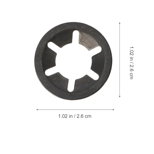 Locking Washers Internal Tooth Bearing Clamping Rings 210Pcs Star-Shaped Retaining Washers 1.02 in Fasteners for Machinery Equipment Shock Absorption Humid Environments