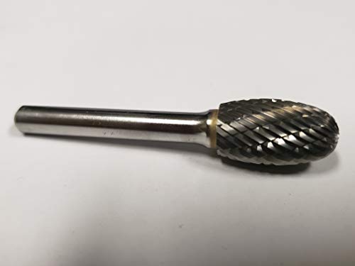 HHIP 3000-0135 SE-5 Egg Shape Double-Cut Carbide Burr