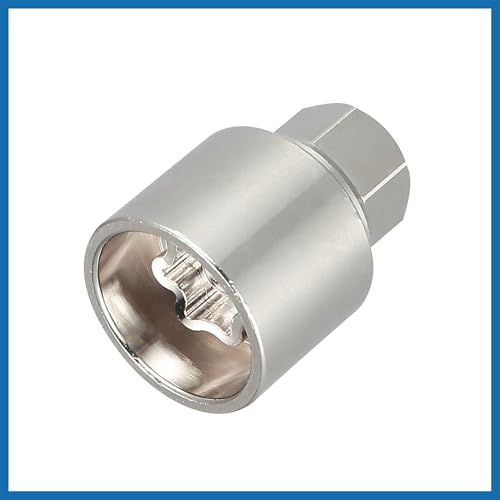 Car Metal Wheel Lock Lug Nut Anti Theft Socket Key for VW Touareg
