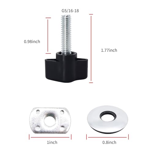 HiSport 8 Pack Universal Hard Top Bolts